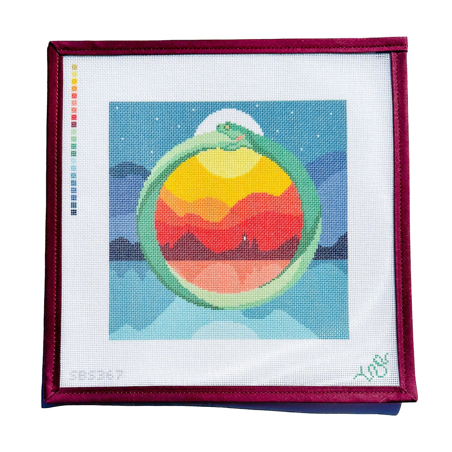 Ouroboros Portal Needlepoint Canvas