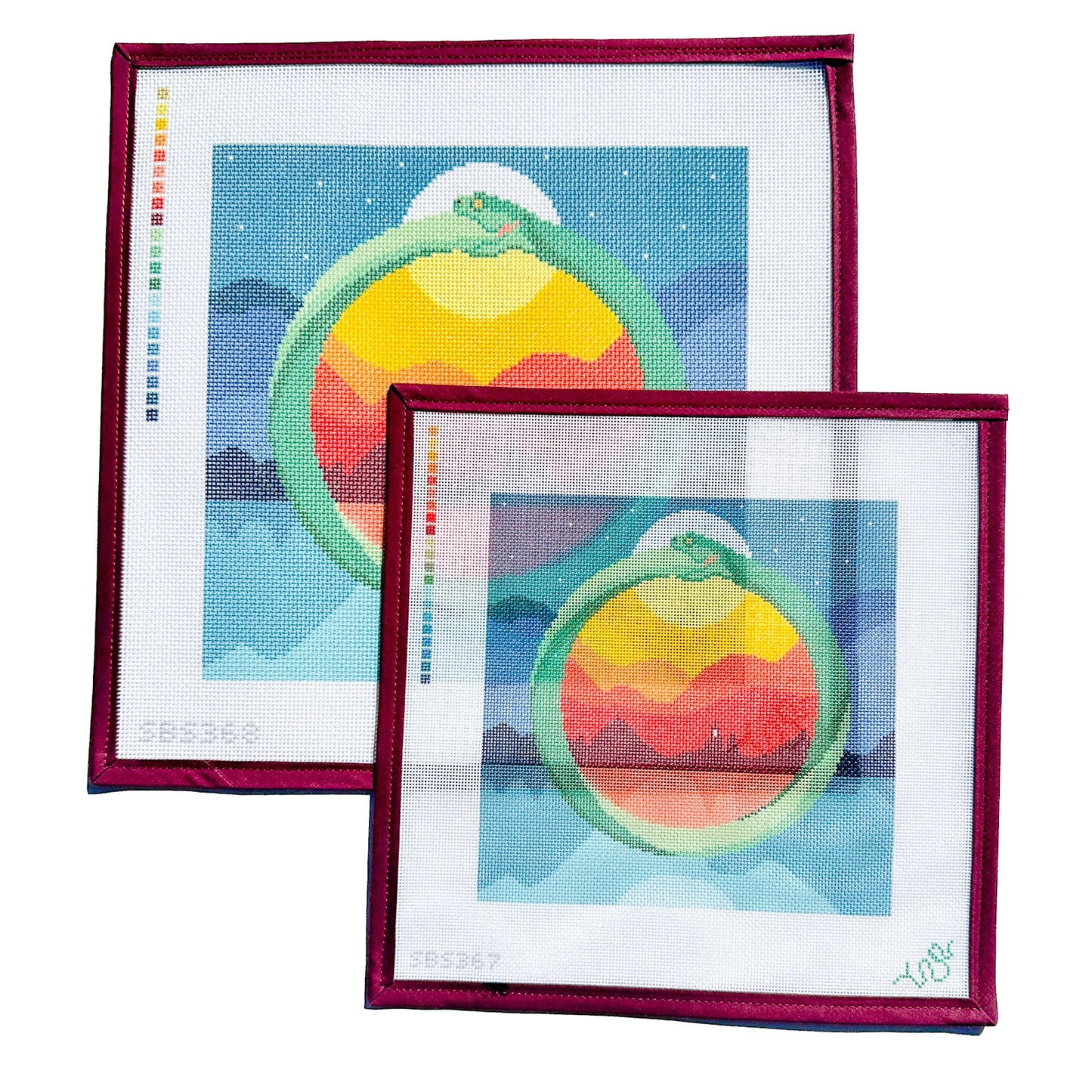 Ouroboros Portal Needlepoint Canvas