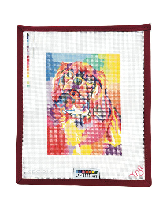 Lambert Art Ruby Cavalier Needlepoint Canvas