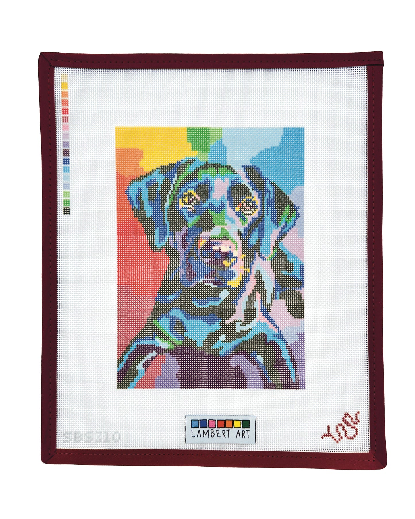 Lambert Art Black Lab Needlepoint Canvas