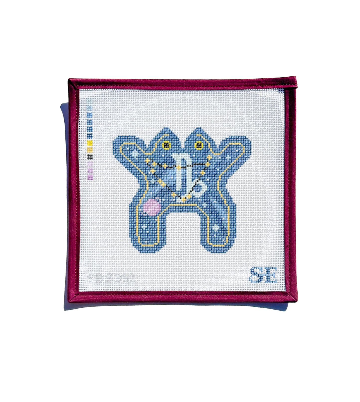 Astrology Frog Needlepoint Canvas