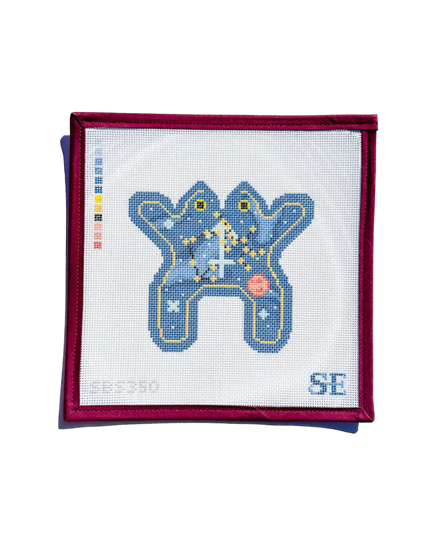 Astrology Frog Needlepoint Canvas