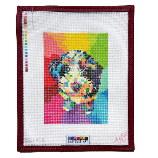 Lambert Art Doodle Puppy Needlepoint Canvas
