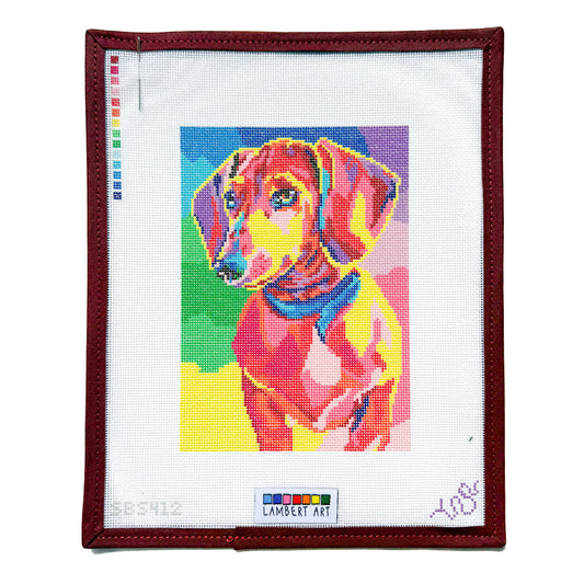 Lambert Art Dachshund Needlepoint Canvas