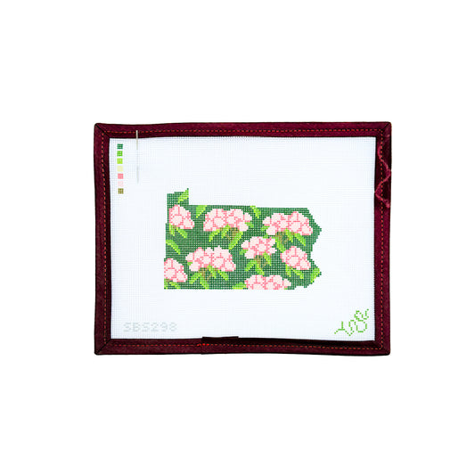 Pennsylvania State Flower Needlepoint Canvas