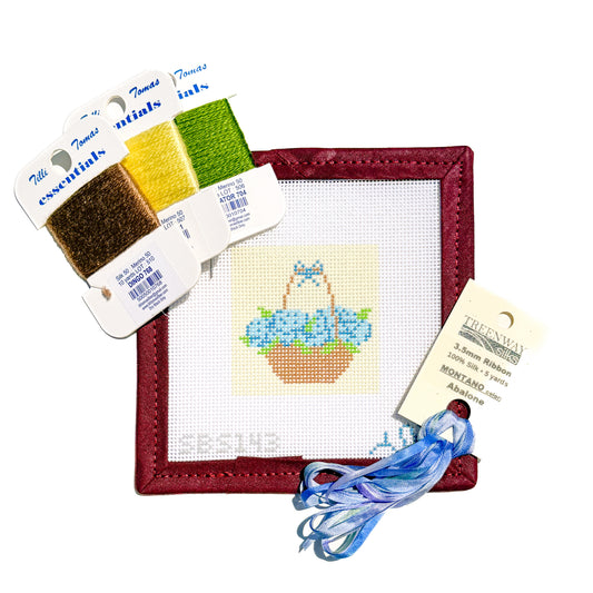 Hydrangea Mini Needlepoint Kit