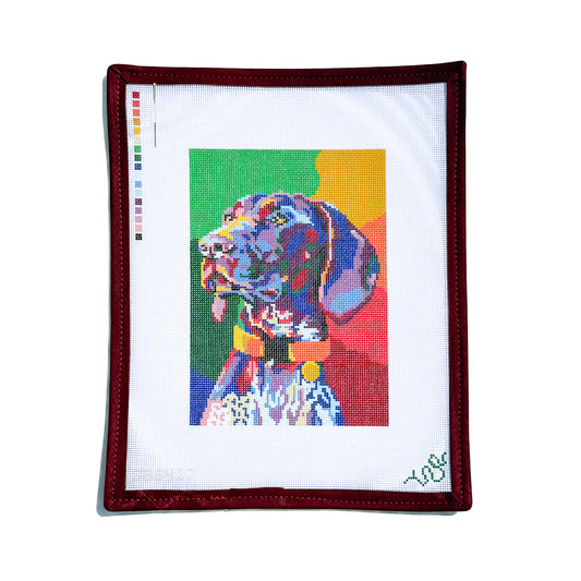 Lambert Art German Shorthair Pointer Needlepoint Canvas
