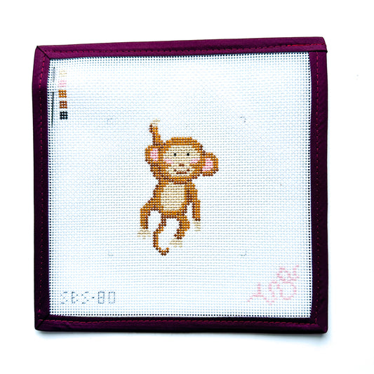 Baby Monkey Needlepoint Canvas