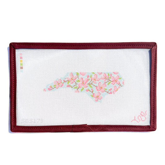 North Carolina State Flower Needlepoint Canvas