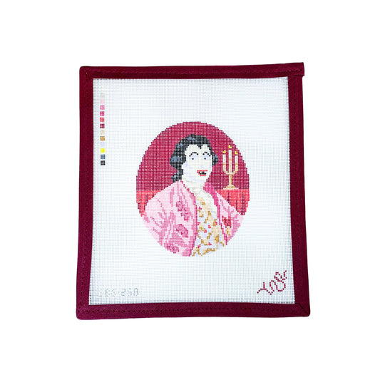 "Vampire in the King's Court" Needlepoint Canvas