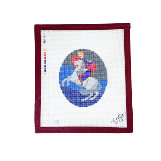 "Terror Crossing the Alps" Needlepoint Canvas