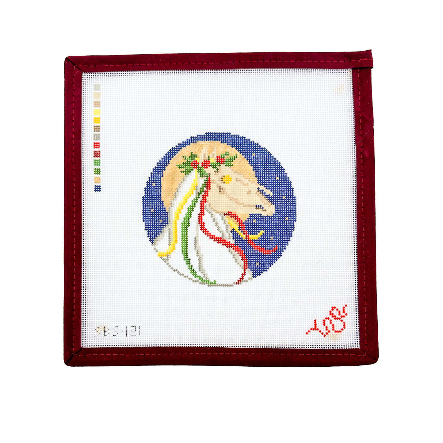 Mari Lwyd Needlepoint Canvas