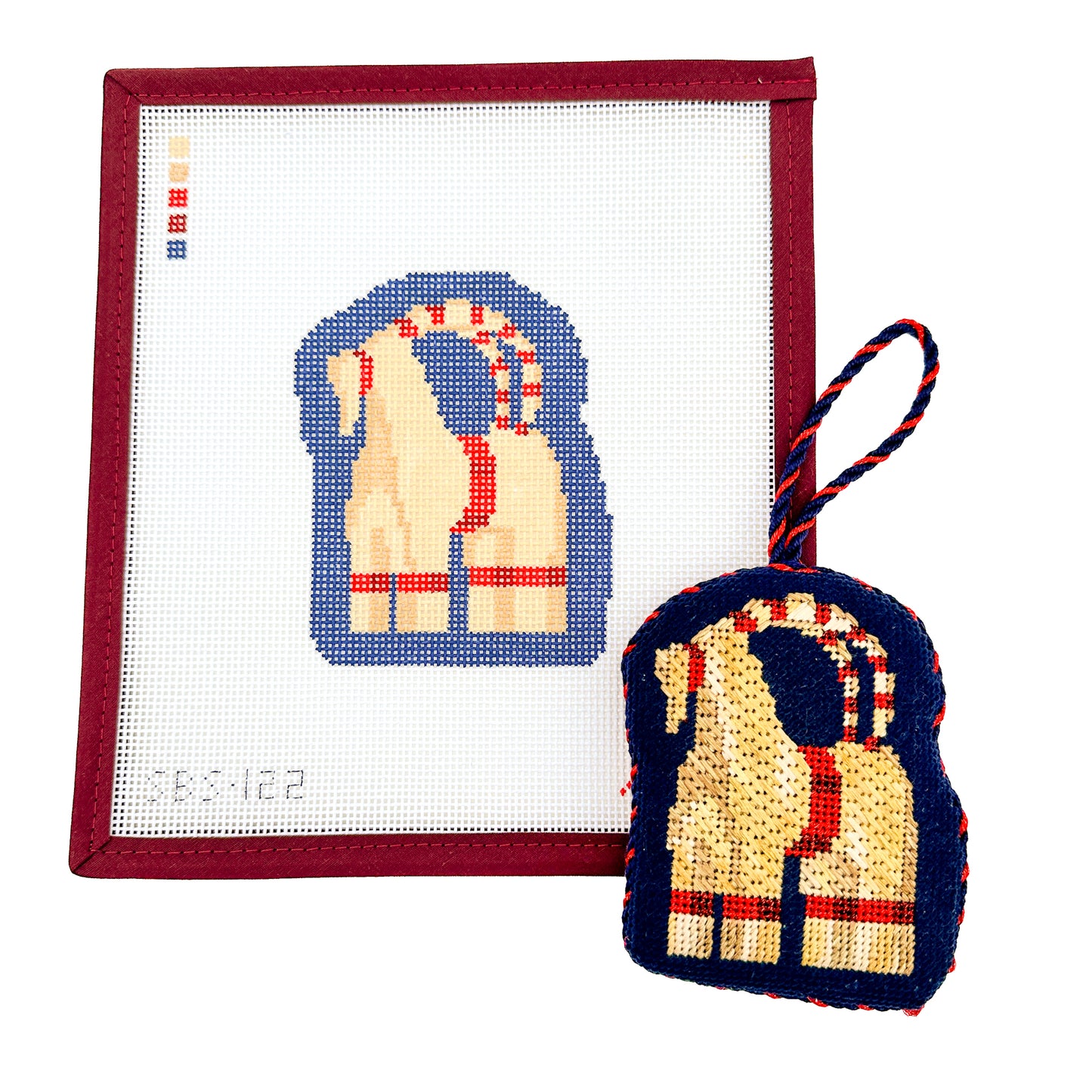 Swedish Yule Goat Needlepoint Canvas