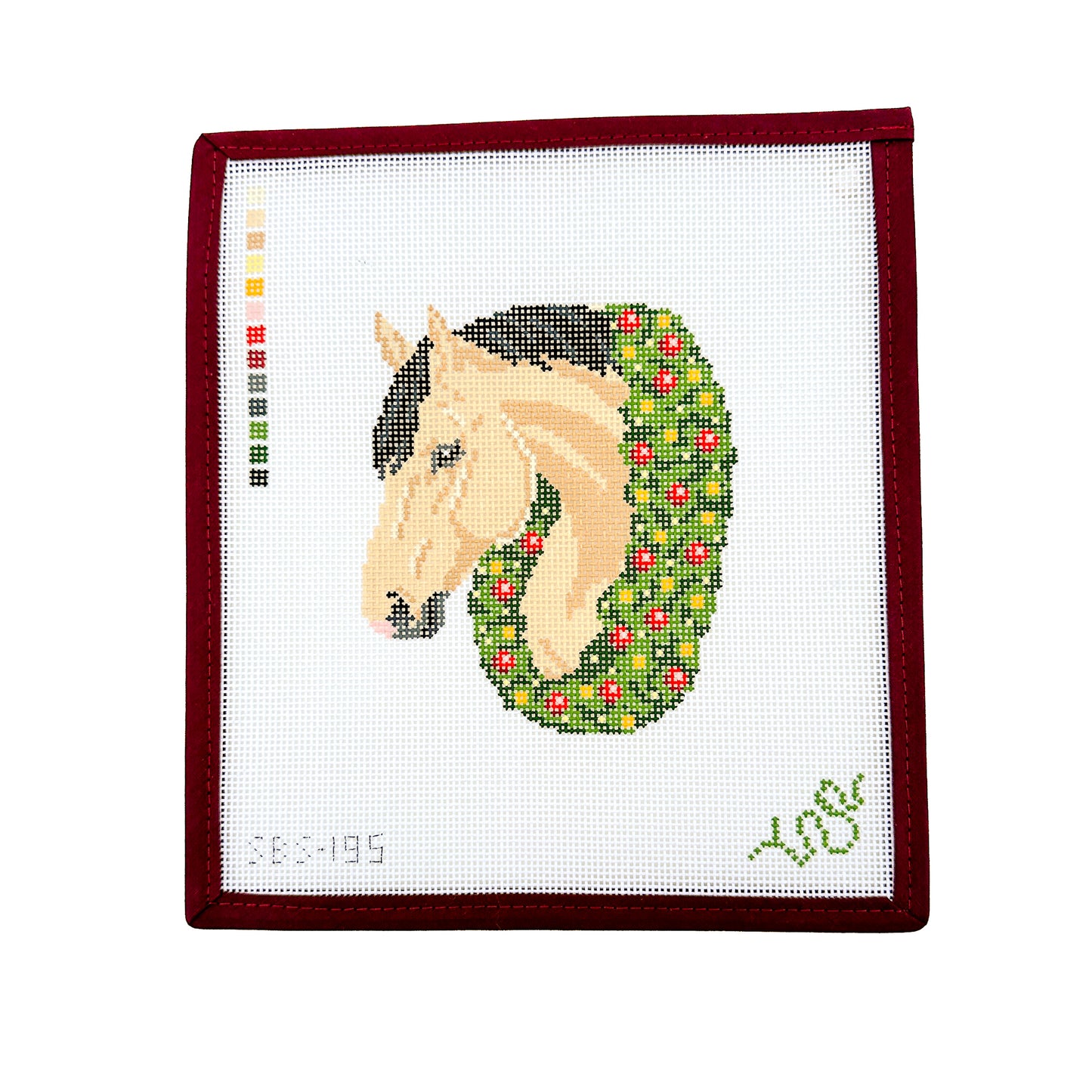 Christmas Horse Needlepoint Canvas