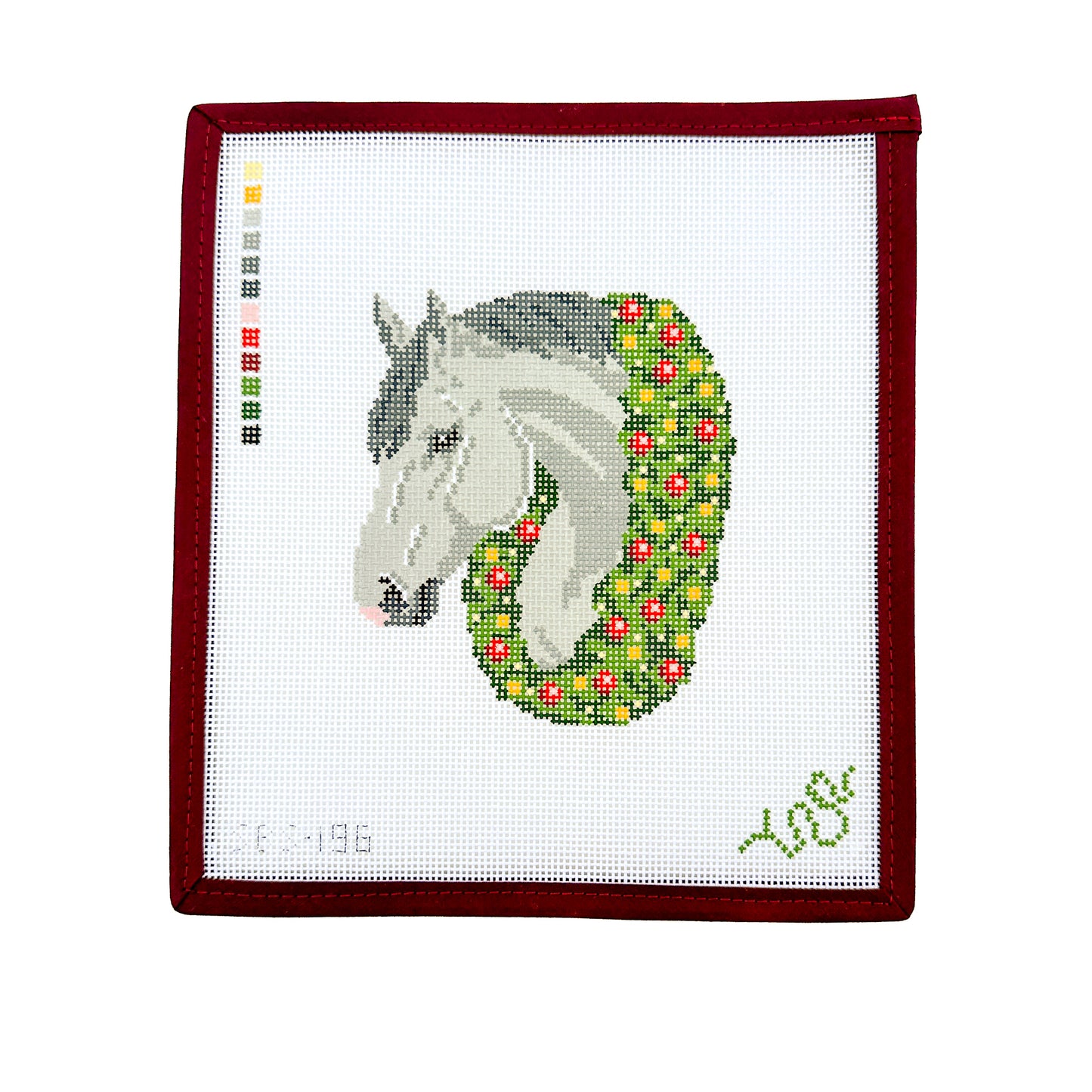 Christmas Horse Needlepoint Canvas