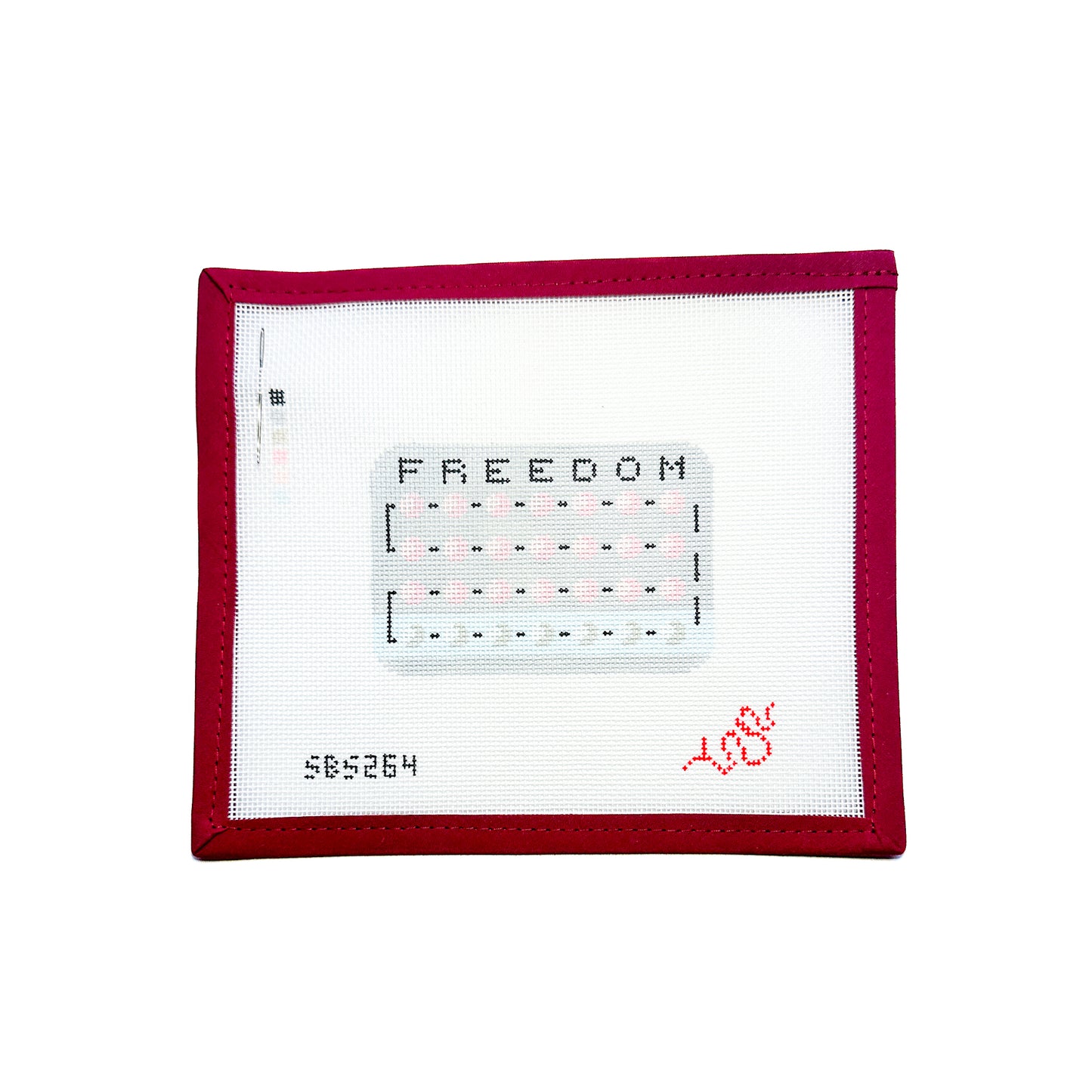 "Freedom" Hand Painted Needlepoint Canvas