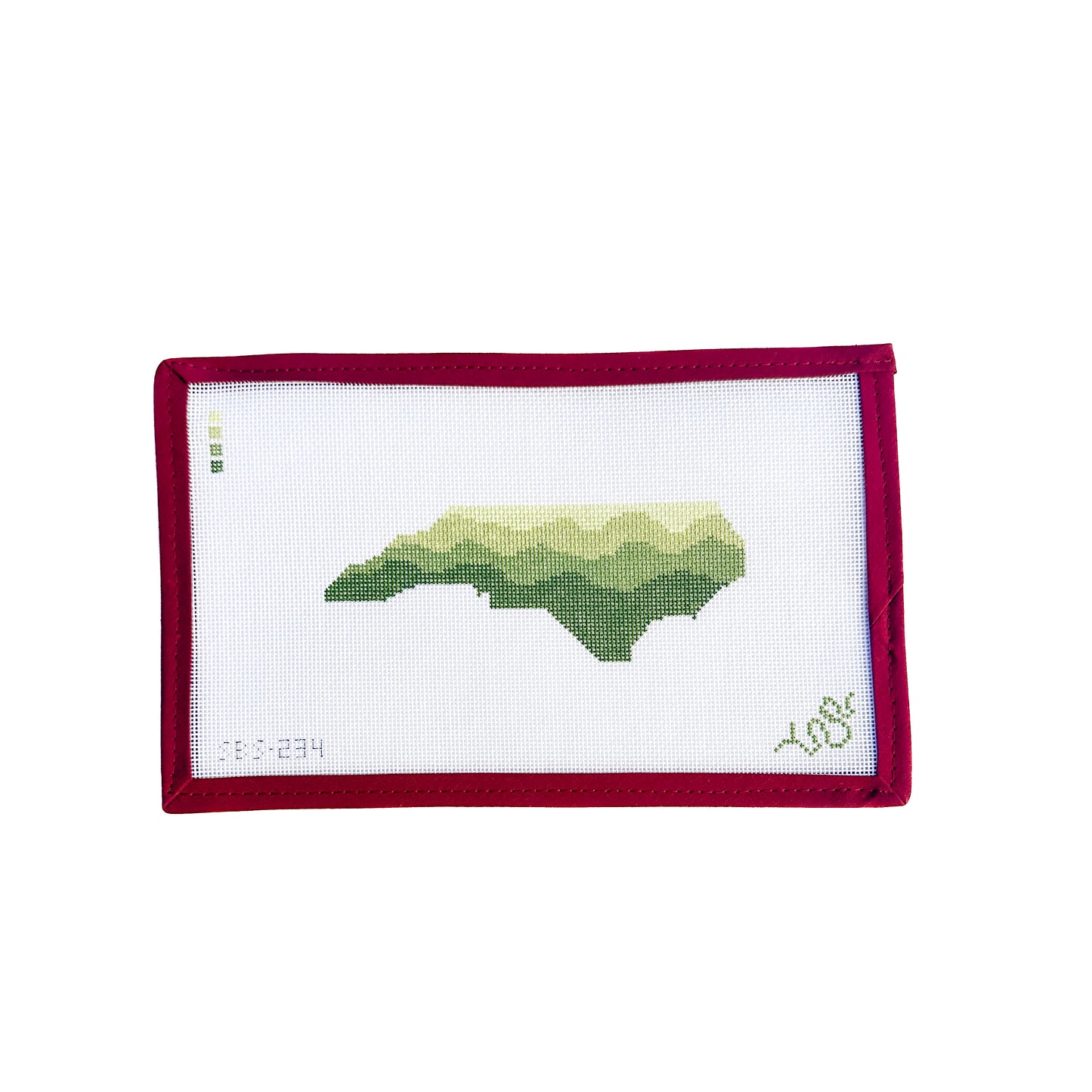 North Carolina Mountains Needlepoint Canvas