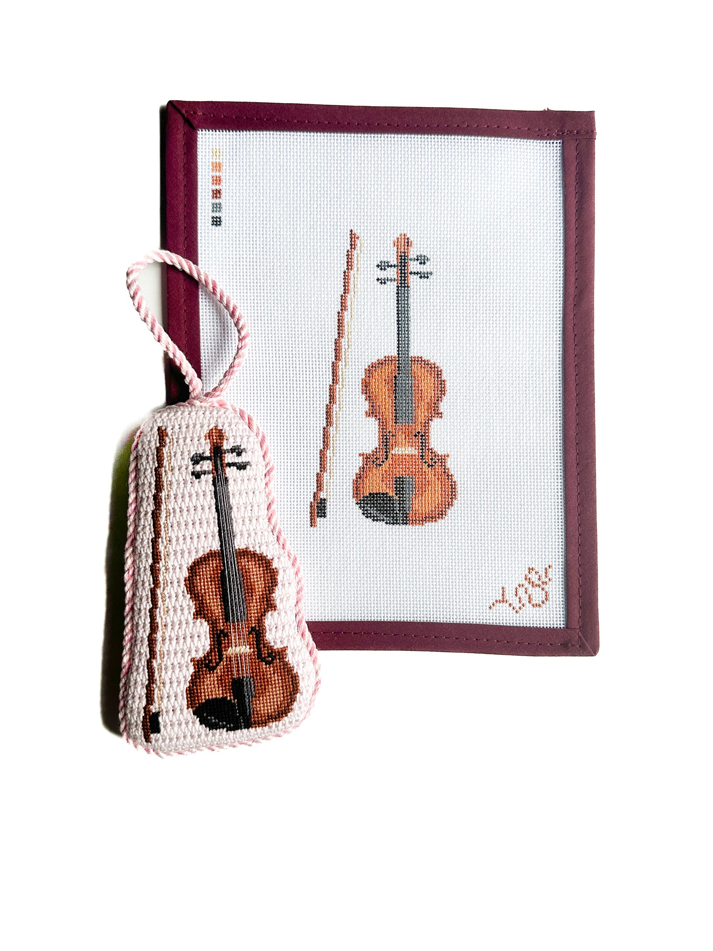 Violin/Viola Needlepoint Canvas