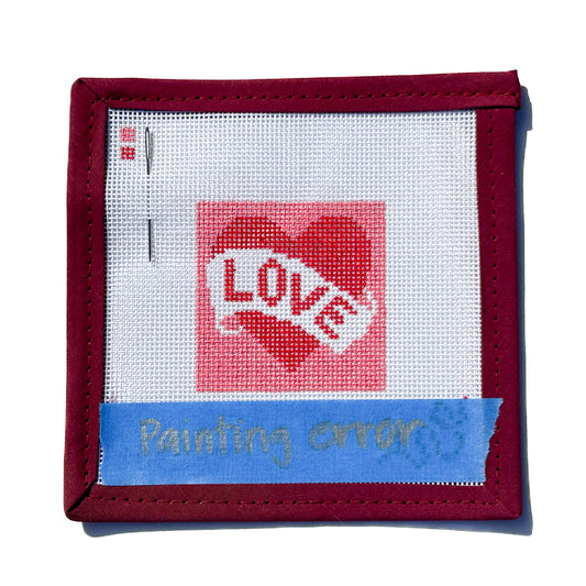 Love Needlepoint Canvas 18 mesh - Seconds Sale