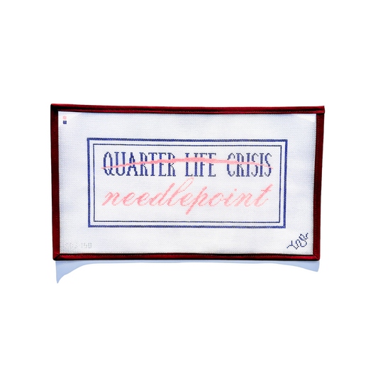 Quarter Life Crisis Prevention Needlepoint Canvas