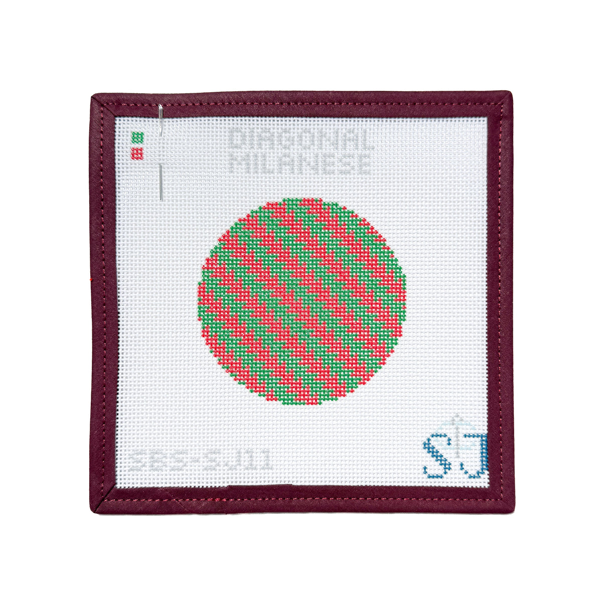 Diagonal Milanese Stitch Needlepoint Canvases