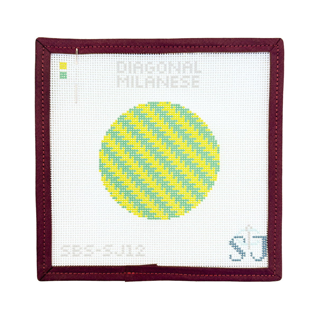 Diagonal Milanese Stitch Needlepoint Canvases