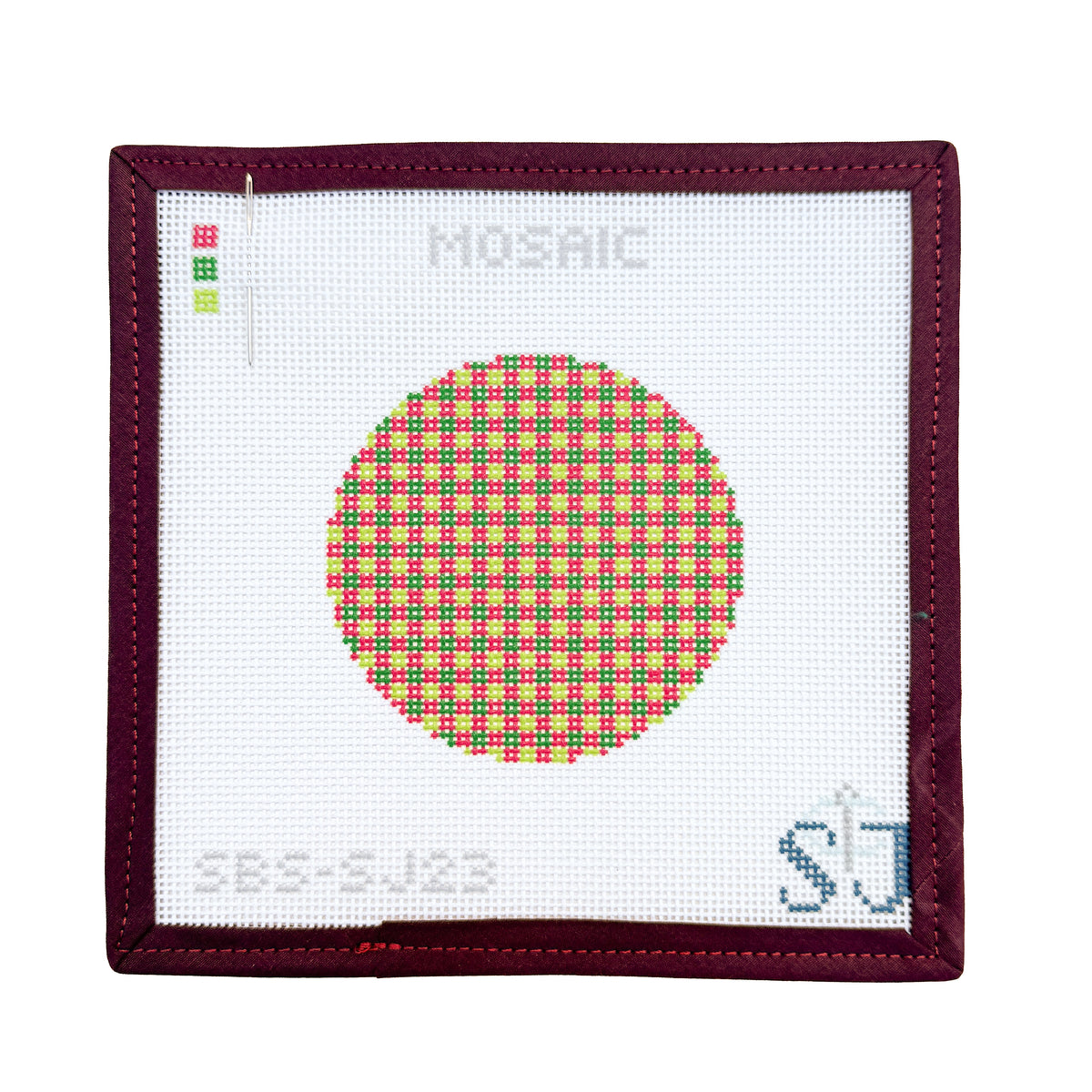 Mosaic Stitch Needlepoint Canvas