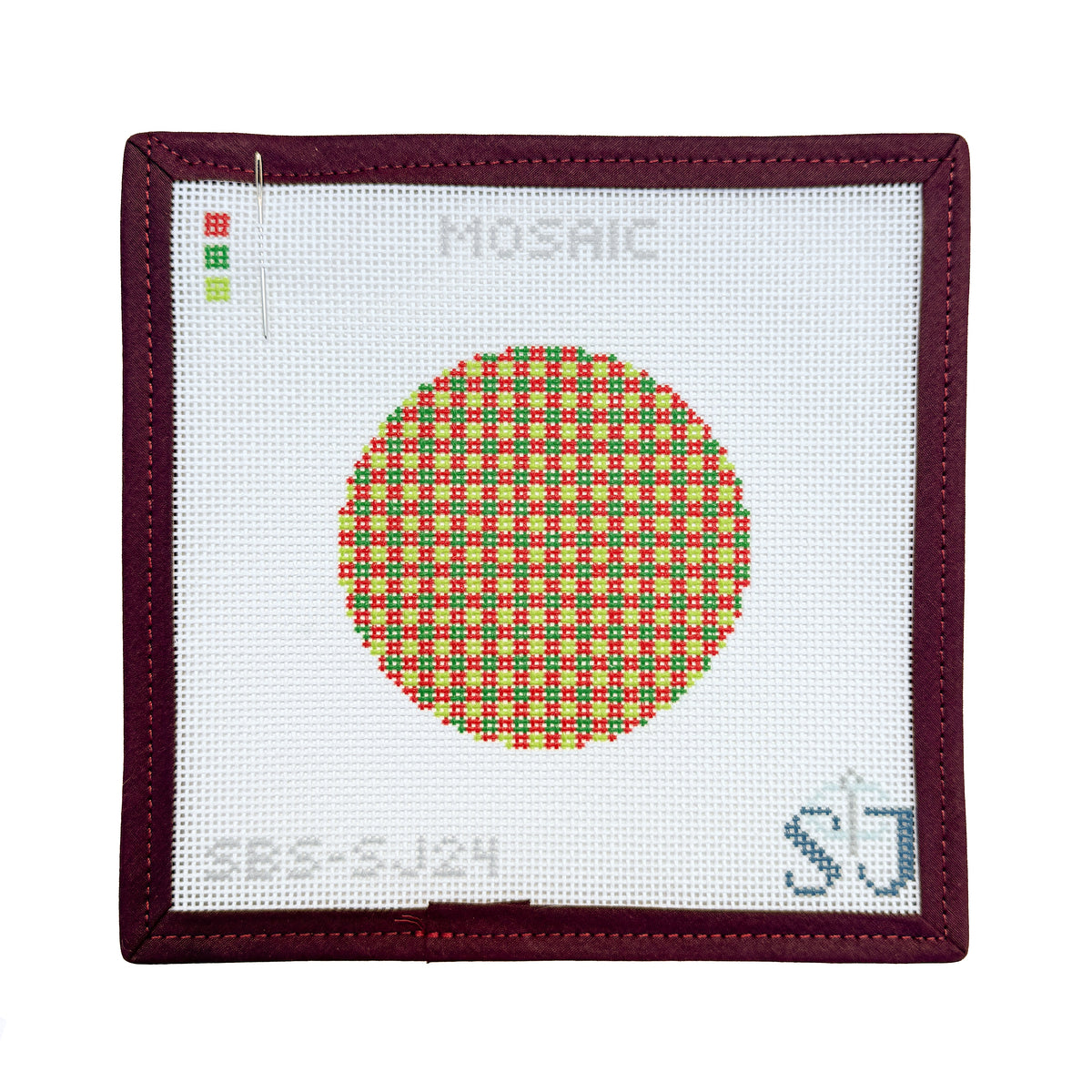 Mosaic Stitch Needlepoint Canvas