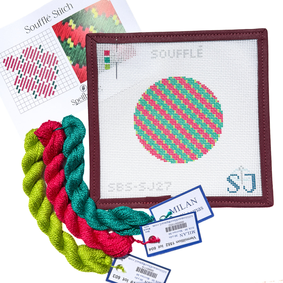 Soufflé Stitch Needlepoint Canvas