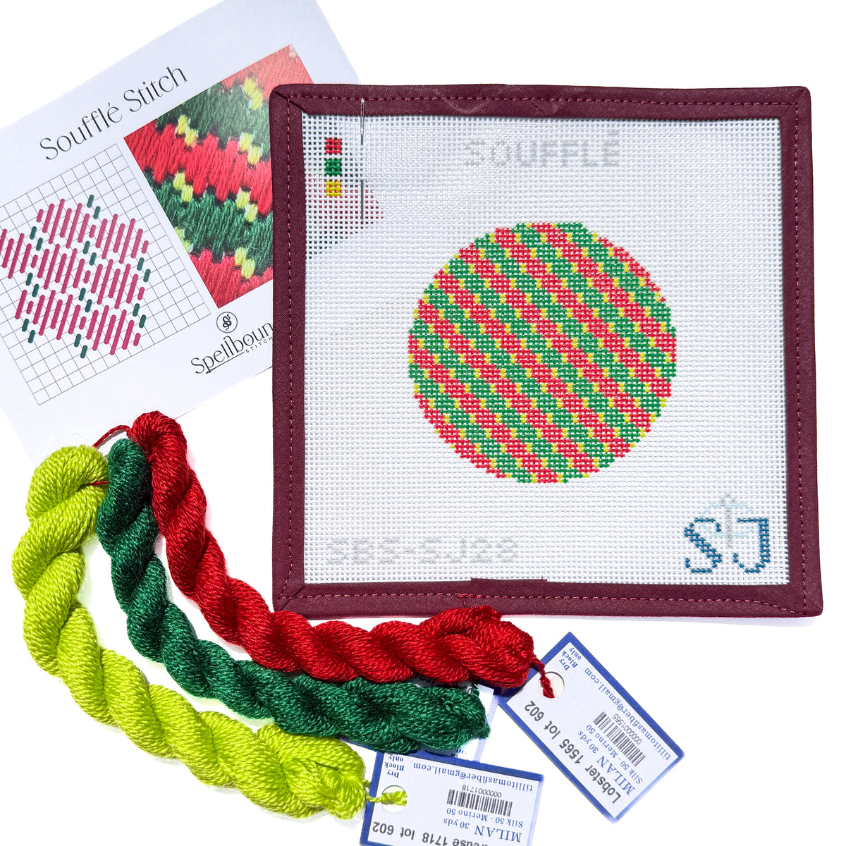 Soufflé Stitch Needlepoint Canvas