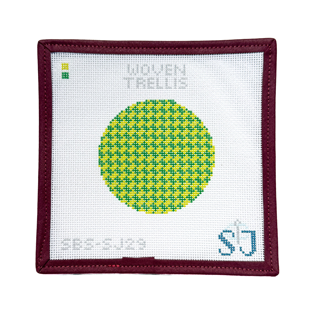 Woven Trellis Stitch Needlepoint Canvas