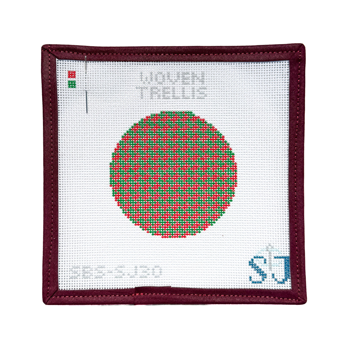 Woven Trellis Stitch Needlepoint Canvas