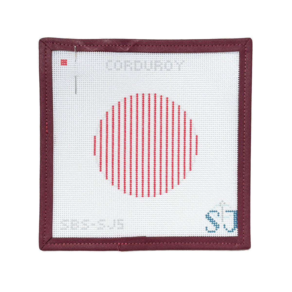 Corduroy Variation Stitch Needlepoint Canvas