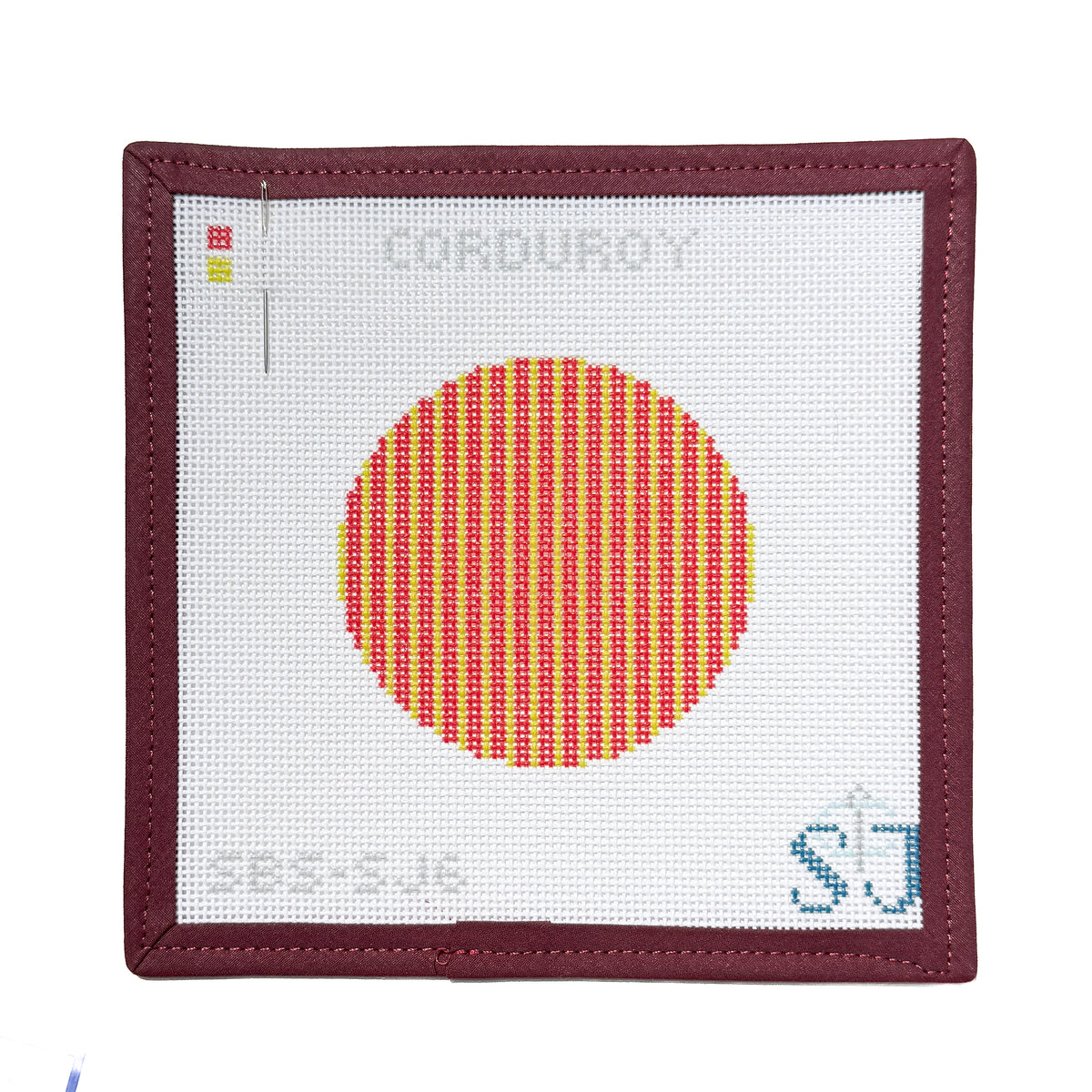 Corduroy Variation Stitch Needlepoint Canvas