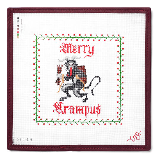 Merry Krampus Needlepoint Canvas