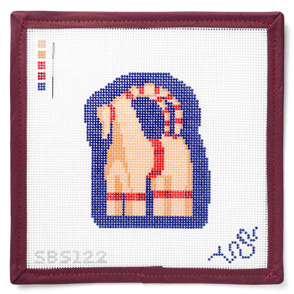 Swedish Yule Goat Needlepoint Canvas