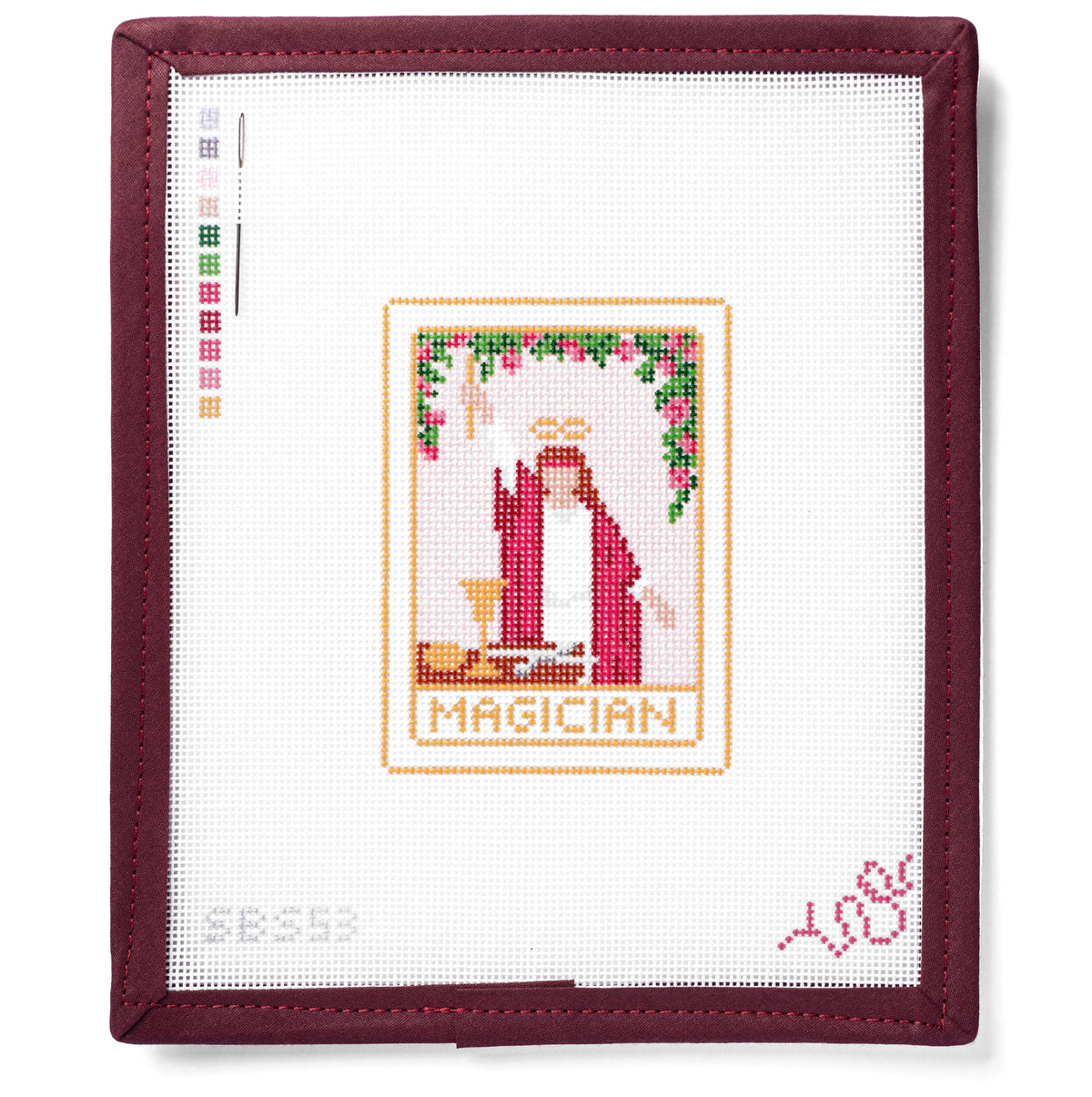 Magician Tarot Card Needlepoint Canvas