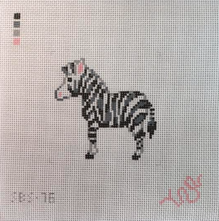 Baby Zebra Needlepoint Canvas