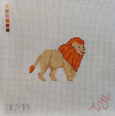 Lion Needlepoint Canvas