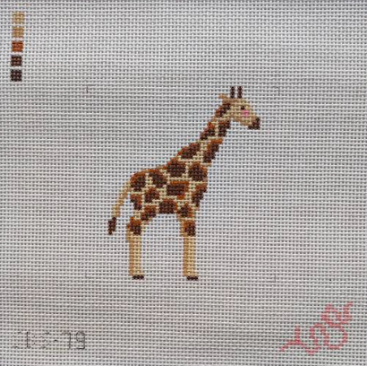 Baby Giraffe Needlepoint Canvas