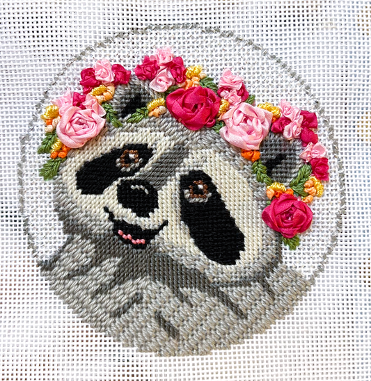 Chaotic Critter Club Kit #3 - Flower Crown Raccoon "Flora"