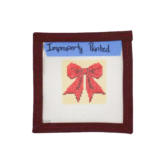 SECONDS SALE- Mini Bow in Red
