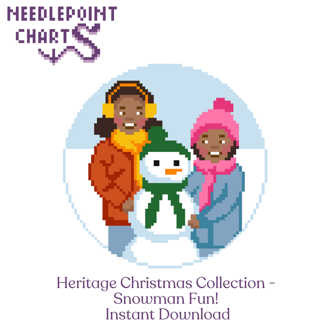 Heritage Christmas Collection - "Snowman Fun!" FREE Digital Chart for Instant Download