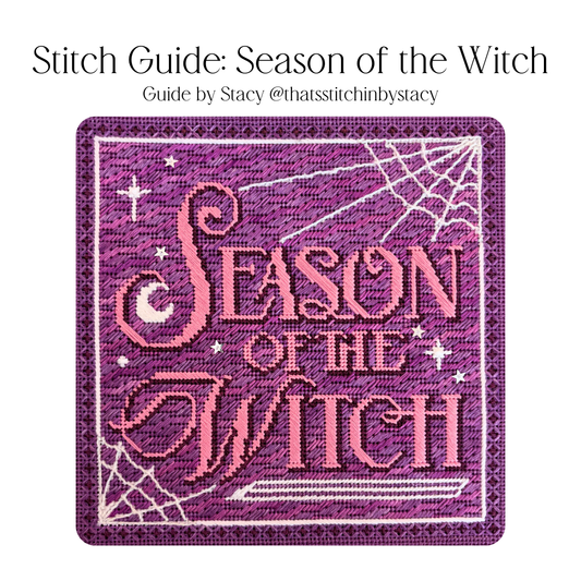 Season of the Witch Stitch Guide - Instant Download
