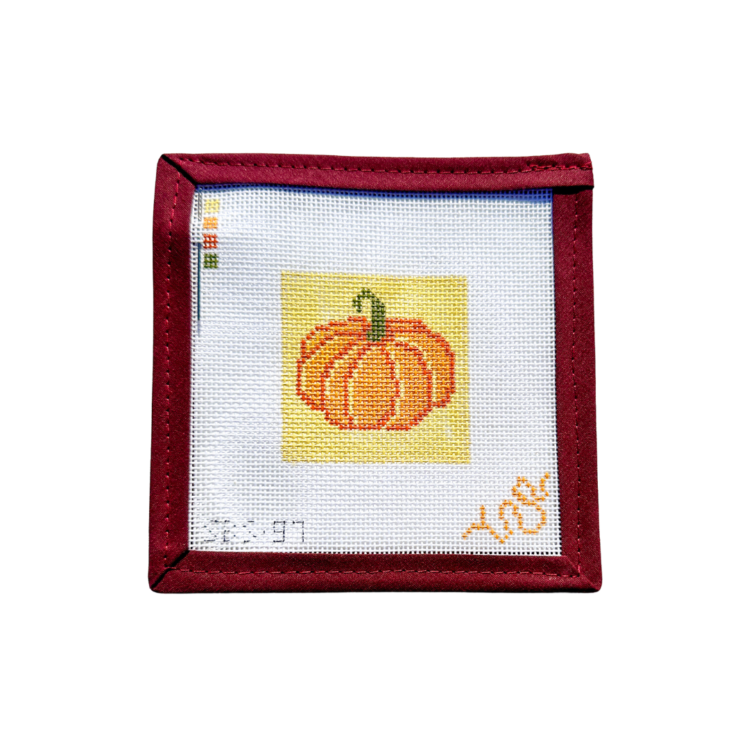 Pumpkin Mini Needlepoint Canvas