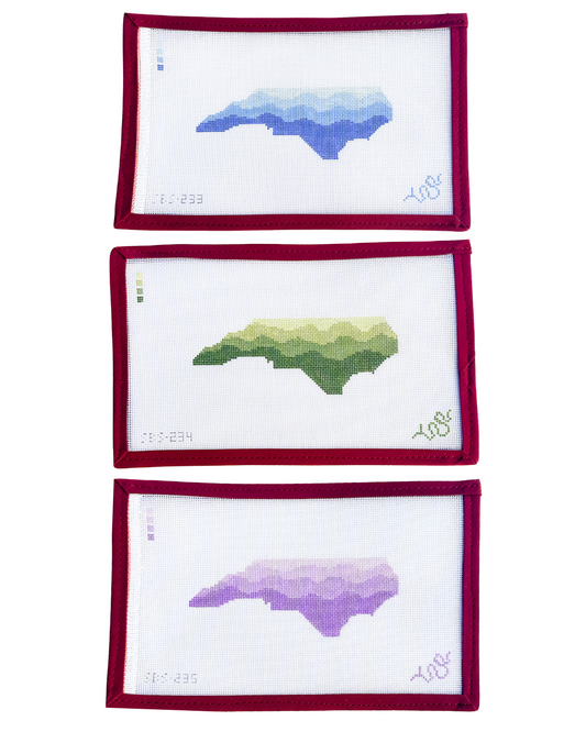 North Carolina Mountains Needlepoint Canvas