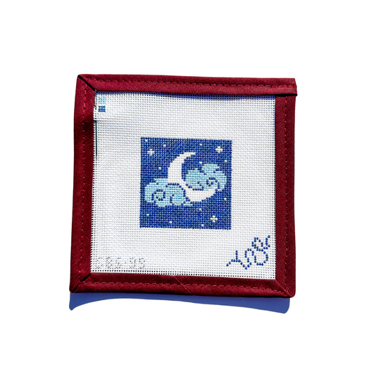 Crescent Moon Mini Needlepoint Kit