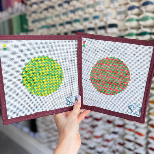Woven Trellis Stitch Needlepoint Canvas