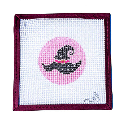 Celestial Witch Hat Needlepoint Canvas