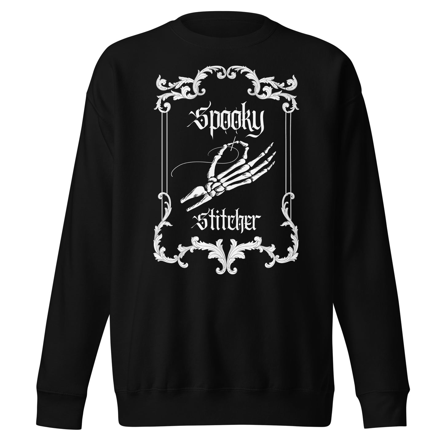 "Spooky Stitcher" Unisex Premium Sweatshirt